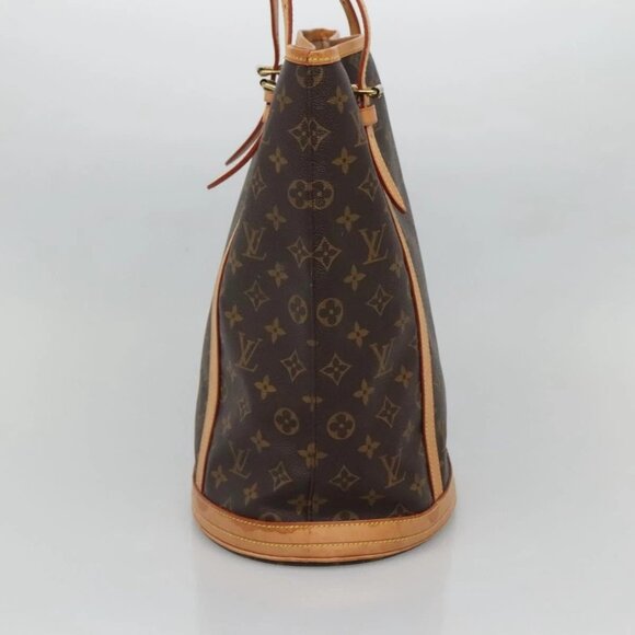 LOUIS VUITTON Monogram Bucket GM Shoulder Bag M42236 LV Auth 131231 - Picture 3 of 15